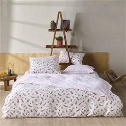 ΚΟΥΒΕΡΛΙ ΥΠΕΡΔΙΠΛΟ (230X250) 2 ΟΨΕΩΝ STYLISH FRUTILLA 14 PINK KENTIA