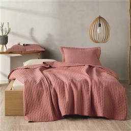 ΚΟΥΒΕΡΛΙ ΥΠΕΡΔΙΠΛΟ (ΣΕΤ 220X240) LOFT MASON 06 TERRACOTTA KENTIA