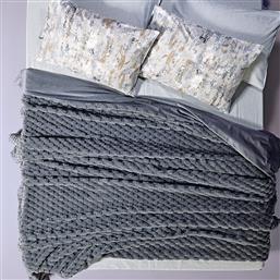 ΚΟΥΒΕΡΤΑ ΓΟΥΝΙΝΗ KING SIZE (260X230) STYLISH JOSELYN 24 DARK GREY KENTIA