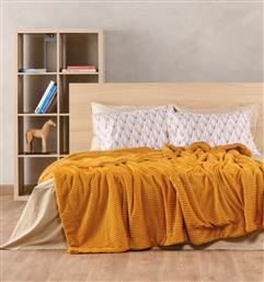 ΚΟΥΒΕΡΤΑ ΗΜΙΔΙΠΛΗ SPENCER 11 YELLOW (180X240 CM) KENTIA