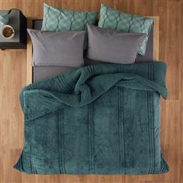 ΚΟΥΒΕΡΤΟΠΑΠΛΩΜΑ ΗΜΙΔΙΠΛΟ (180X220) STYLISH NOTTURNO 0224 PETROL KENTIA