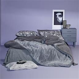 ΚΟΥΒΕΡΤΟΠΑΠΛΩΜΑ ΗΜΙΔΙΠΛΟ (180X220) STYLISH NOTTURNO 22 LIGHT GREY KENTIA