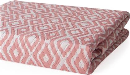 ΚΟΥΒΕΡΤΟΡΙΟ ΜΟΝΟ MILAN 225 SALMON PINK ΣΕΤ 2 ΤΜΧ (160X240CM) KENTIA