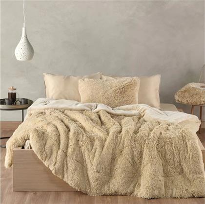 ΠΑΠΛΩΜΑ ΥΠΕΡΔΙΠΛΟ CALORE 12 BEIGE (240Χ220CM) KENTIA