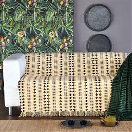 ΡΙΧΤΑΡΙ ΚΑΝΑΠΕ ΔΙΘΕΣΙΟΥ (180X250) STYLISH EDGAR 25 GOLDEN YELLOW/BROWN KENTIA