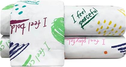 ΣΕΤ ΠΑΠΛΩΜΑΤΟΘΗΚΗ ΜΟΝΗ ΜΕ ΜΑΞΙΛΑΡΟΘΗΚΗ ΜΕ LETTERING PRINT ''YN 25 WORDS'' (2 ΤΕΜΑΧΙΑ) - 000079118 KENTIA