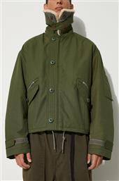ΜΠΟΥΦΑΝ ARMY BLOUSON ΧΡΩΜΑ: ΠΡΑΣΙΝΟ, FE65BL1499OB.51 KENZO