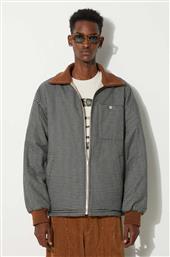 ΜΠΟΥΦΑΝ ΔΥΟ ΟΨΕΩΝ REVERSIBLE ELEVATED COACH JACKET ΑΝΔΡΙΚΟ, ΧΡΩΜΑ: ΜΠΕΖ, FE65BL0639OI.11 KENZO