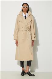 ΚΑΜΠΑΡΝΤΙΝΑ LONG KIMONO TRENCH ΧΡΩΜΑ: ΜΠΕΖ, FE62MA2179OI.11 KENZO
