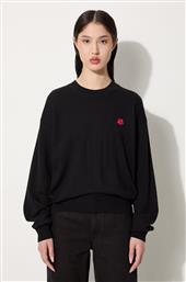 ΜΑΛΛΙΝΟ ΠΟΥΛΟΒΕΡ RWS BOKE CREST JUMPER ΓΥΝΑΙΚΕΙΟ, ΧΡΩΜΑ: ΜΑΥΡΟ, FE62PU4893LB.99J KENZO