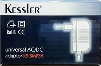 UNIVERSAL AC/DC ADAPTOR KS SMP36 ΜΕΤΑΣΧΗΜΑΤΙΣΤΗΣ ΡΕΥΜΑΤΟΣ ΓΙΑ ΠΙΕΣΟΜΕΤΡΑ 1 ΤΕΜΑΧΙΟ KESSLER