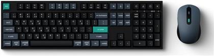 B36 COMBO ΑΣΥΡΜΑΤΟ BLUETOOTH ΣΕΤ ΠΛΗΚΤΡΟΛΟΓΙΟ ΠΟΝΤΙΚΙ - BLACK-GREEN KEYCHRON