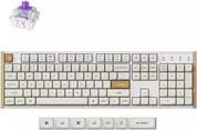 K10 HE (K10H-Q1) SPECIAL WOOD EDITION WHITE WIRELESS MAGNETIC HALL EFFECT RGB 100% US KEYCHRON