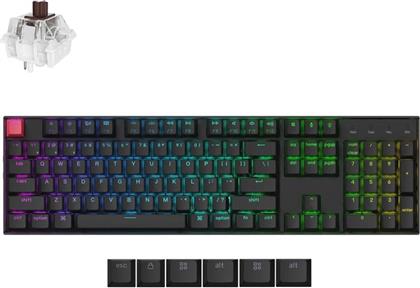 K10 V2 K10X-B3 ΑΣΥΡΜΑΤΟ GAMING ΜΗΧΑΝΙΚΟ ΠΛΗΚΤΡΟΛΟΓΙΟ ΜΕ SUPER BROWN ΔΙΑΚΟΠΤΕΣ ΚΑΙ RGB ΦΩΤΙΣΜΟ (ΑΓΓΛΙΚΟ US) KEYCHRON