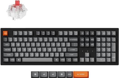 K10M-H1 GAMING ΑΣΥΡΜΑΤΟ ΠΛΗΚΤΡΟΛΟΓΙΟ ΜΕ RED SWITCH RGB (US) KEYCHRON