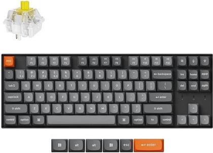 K8M-B4 ΑΣΥΡΜΑΤΟ BLUETOOTH ΜΗΧΑΝΙΚΟ ΠΛΗΚΤΡΟΛΟΓΙΟ BANANA SWITCH RGB (US) KEYCHRON