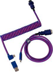 ΚΑΛΩΔΙΟ CAB-3 PREMIUM COILED ANGLED USB-C TO USB-C PURPLE 1,08M (CAB-3) KEYCHRON