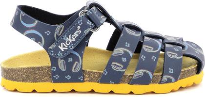 ΣΑΝΔΑΛΙΑ SUMMERTAN 961650-10-103 ΣΚΟΥΡΟ ΜΠΛΕ KICKERS