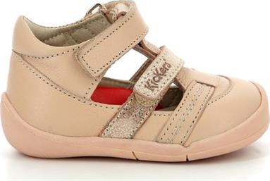 ΒΡΕΦΙΚΑ ΠΑΠΟΥΤΣΟΠΕΔΙΛΑ WAFEL ΓΙΑ ΚΟΡΙΤΣΙΑ BEIGE - ΡΟΖ KICKERS