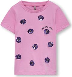 T-SHIRT 15286502 ΡΟΖ REGULAR FIT KIDS ONLY