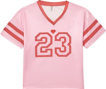 T-SHIRT LULU 15354971 ΡΟΖ REGULAR FIT KIDS ONLY