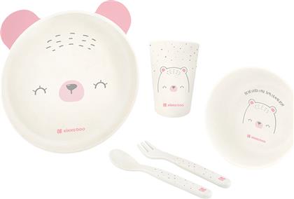 ΠΑΙΔΙΚΟ ΣΕΤ ΦΑΓΗΤΟΥ 5ΤΜΧ BEAR WITH ME PINK KIKKA BOO