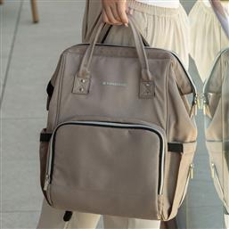 ΤΣΑΝΤΑ ΑΛΛΑΞΙΕΡΑ BACKPACK (32X18X41) SIENA BEIGE 2025 KIKKA BOO