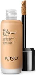 FULL COVERAGE 2-IN-1 FOUNDATION & CONCEALER 25 ML OLIVE 50 KIKO MILANO