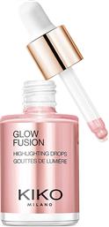 GLOW FUSION HIGHLIGHTING DROPS 01 PLATINUM ROSE KIKO MILANO