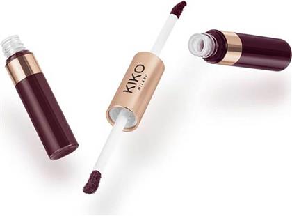 MATTE & SHINY DUO LIQUID LIP COLOUR - KM000000351001B 02 POSH & DARK KIKO MILANO