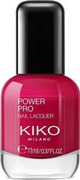 NEW POWER PRO NAIL LACQUER 11 ML - KM000000108025B 25 RIBES RED KIKO MILANO από το NOTOS