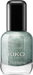 NEW POWER PRO NAIL LACQUER 11 ML - KM000000108029B 29 SILVER GREEN KIKO MILANO