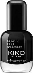 NEW POWER PRO NAIL LACQUER 11 ML - KM000000108030B 30 BLACK KIKO MILANO