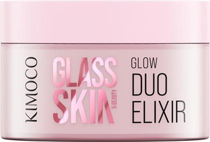 GLASS SKIN GLOW DUO ELIXIR BRIGHTENING & MOISTURIZING FACE CREAM-SERUM ΚΡΕΜΑ & ΟΡΟΣ ΠΡΟΣΩΠΟΥ ΓΙΑ ΛΑΜΨΗ & ΕΝΥΔΑΤΩΣΗ ΜΕ ΝΙΑΣΙΝΑΜΙΔΗ & ΥΑΛΟΥΡΟΝΙΚΟ ΟΞΥ 100G KIMOCO