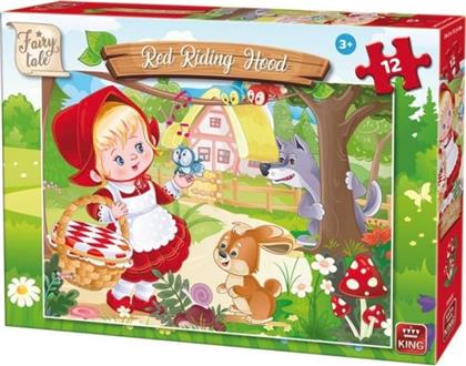 ΠΑΙΔΙΚΟ ΠΑΖΛ FAIRY TALE RED RIDING HOOD (12 ΚΟΜΜΑΤΙΑ) KING PUZZLE