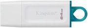 DATATRAVELER EXODIA 64GB USB 3.2 FLASH DRIVE WHITE KC-U2G64-5R KINGSTON