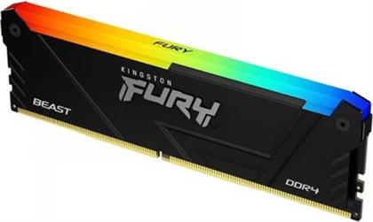 FURY BEAST DDR4 3200 1X16GB C16 RGB BLACK ΜΝΗΜΗ RAM KINGSTON