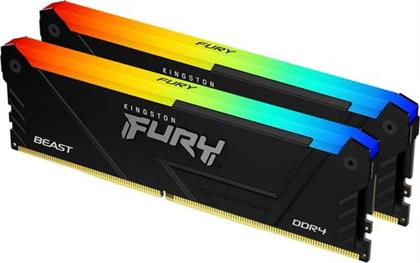 FURY BEAST DDR4 3200 2X16GB C16 RGB BLACK ΜΝΗΜΗ RAM KINGSTON