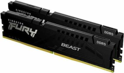 FURY BEAST DDR5 4800 2X16GB C38 ΜΝΗΜΗ RAM KINGSTON