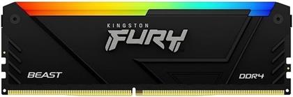 ΜΝΗΜΗ RAM FURY BEAST RGB DDR4 16GB 3733MHZ (KF437C19BB12A/16) KINGSTON