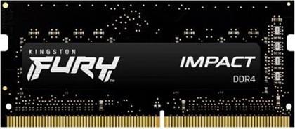 ΜΝΗΜΗ RAM FURY IMPACT KF426S15IBK2/16 DDR4 16GB (2X8GB) 2666MHZ SODIMM ΓΙΑ LAPTOP KINGSTON