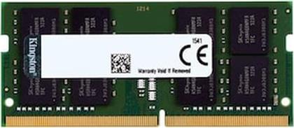 ΜΝΗΜΗ RAM VALUERAM KVR26S19D8/16 DDR4 16GB 2666MHZ SODIMM ΓΙΑ LAPTOP KINGSTON