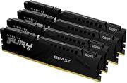RAM FURY BEAST BLACK 128GB (4X32GB) DDR5 5200MT/S CL40 INTEL XMP QUAD KIT KF552C40BBK4-128 KINGSTON
