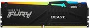 RAM FURY BEAST BLACK RGB 64GB DDR5 5600MT/S CL40 INTEL/AMD KF556C40BBA-64 KINGSTON