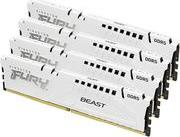 RAM FURY BEAST WHITE 128GB (4X32GB) DDR5 5200MT/S CL40 INTEL XMP QUAD KIT KF552C40BWK4-128 KINGSTON
