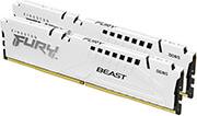 RAM FURY BEAST WHITE 32GB (2X16GB) DDR5 6400MT/S CL32 INTEL XMP DUAL KIT KF564C32BWK2-32 KINGSTON