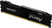 RAM KF316C10BB/4 FURY BEAST BLACK 4GB DDR3 1600MHZ KINGSTON