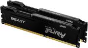 RAM KF316C10BBK2/16 FURY BEAST BLACK 16GB (2X8GB) DDR3 1600MHZ DUAL KIT KINGSTON από το e-SHOP