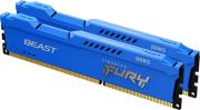 RAM KF316C10BK2/16 FURY BEAST BLUE 16GB (2X8GB) DDR3 1600MHZ DUAL KIT KINGSTON από το e-SHOP