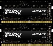 RAM KF426S15IBK2/16 FURY IMPACT 16GB (2X8GB) SO-DIMM DDR4 2666MHZ DUAL KIT KINGSTON